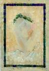 Anonymous Portrait, Mosaic; Oil on panel, 31 x 21 cm; 1998/99; Private Collection
